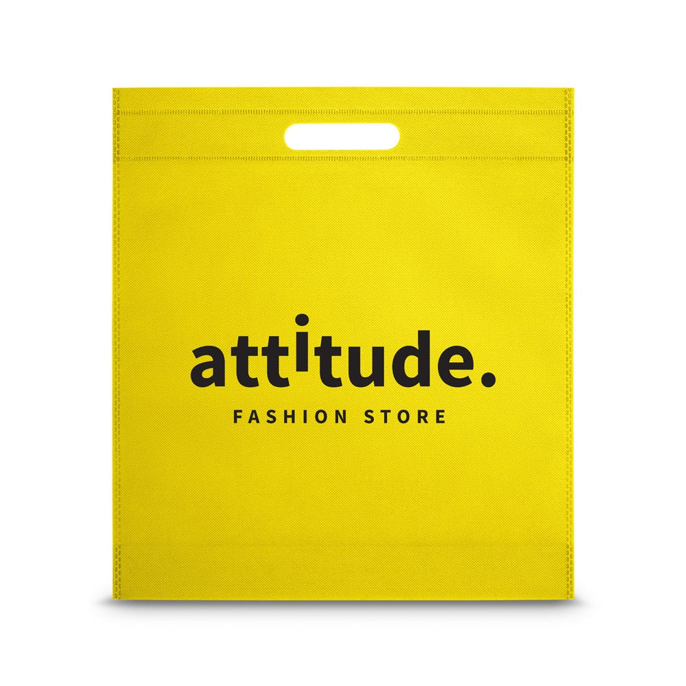 STRATFORD promotional tote bag in yellow with custom logo branding