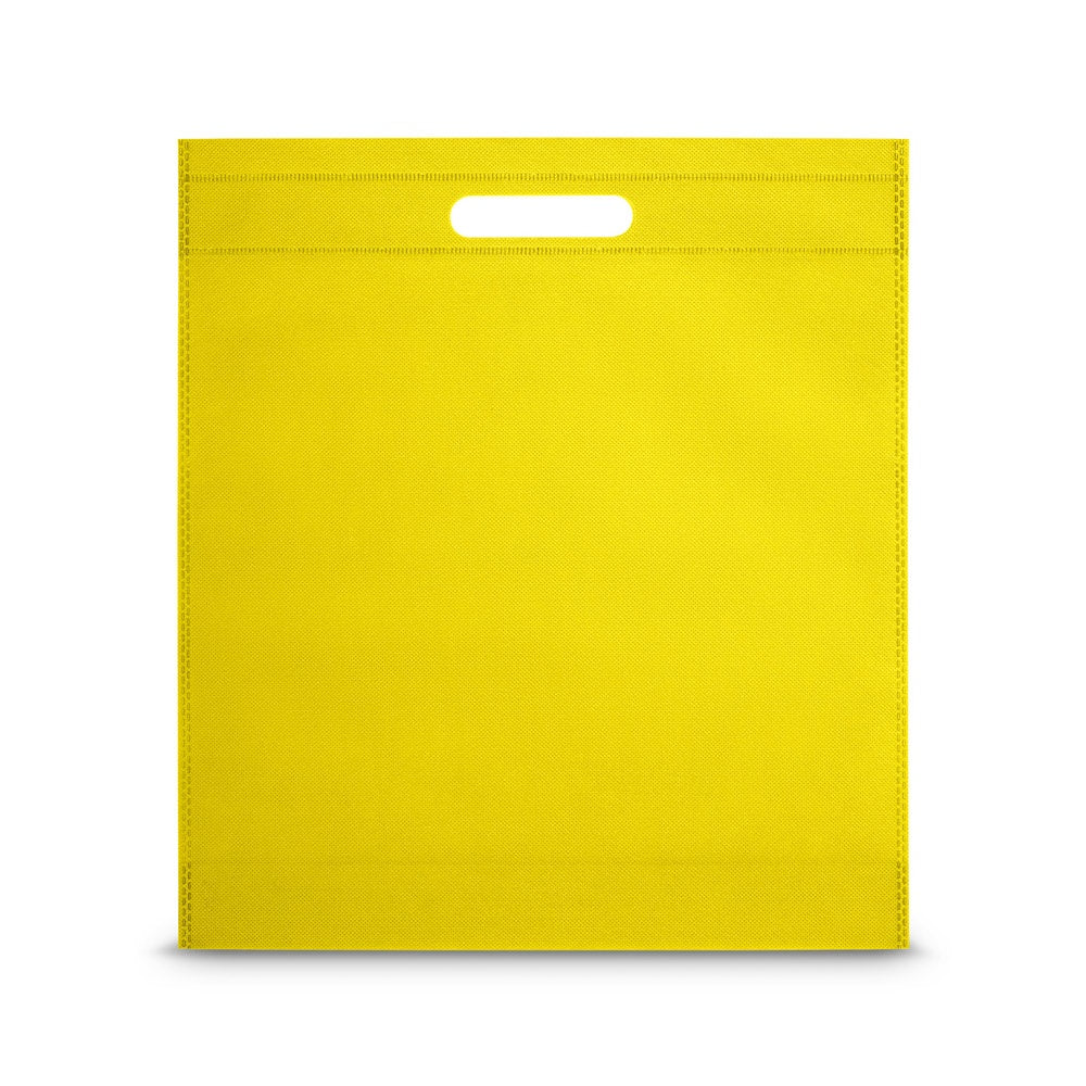 STRATFORD promotional tote bag in yellow with custom logo branding