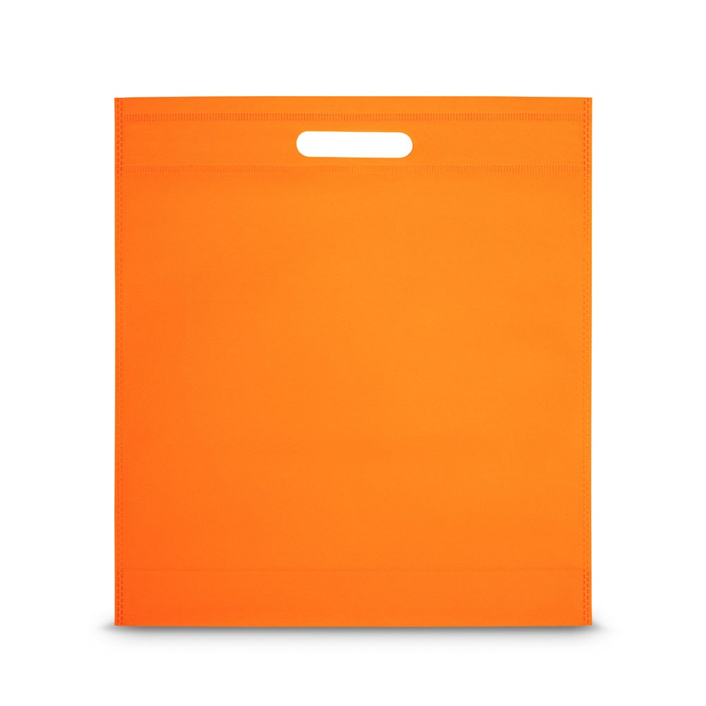 STRATFORD promotional tote bag in orange with custom logo branding