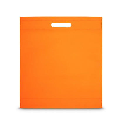 STRATFORD promotional tote bag in orange with custom logo branding