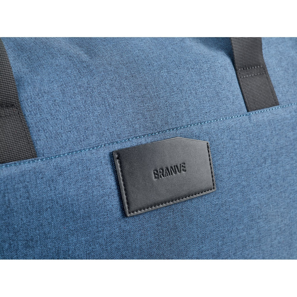 Motion Bag promotional travel bag in blue with custom logo branding