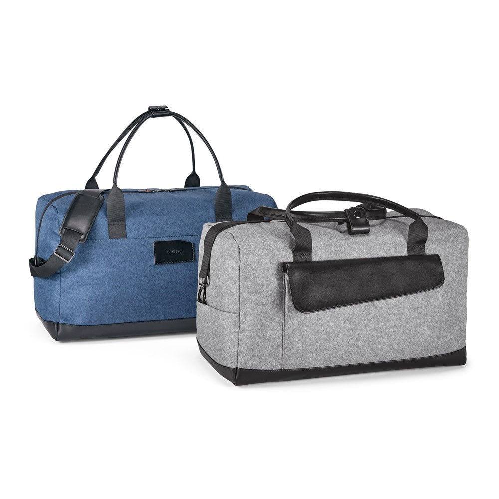Motion Bag promotional travel bag in blue with custom logo branding