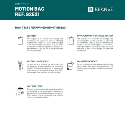 Motion Bag promotional travel bag with custom logo branding