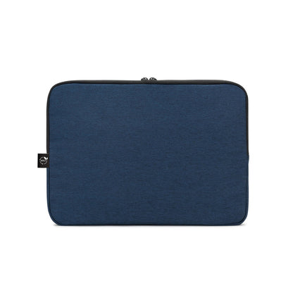 Newcastle promotional laptop bag in blue (detail view) with custom logo branding