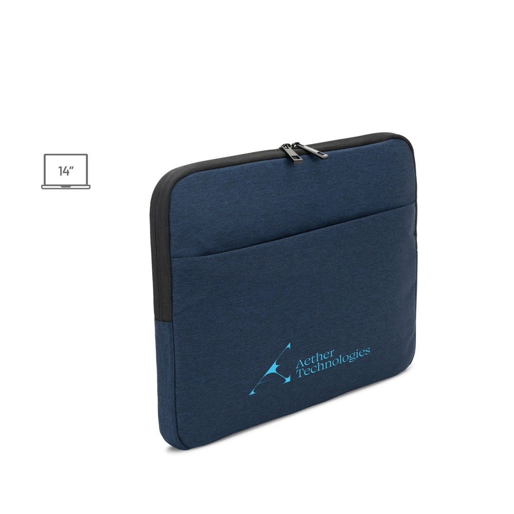 Newcastle promotional laptop bag (complete set view) with custom logo branding