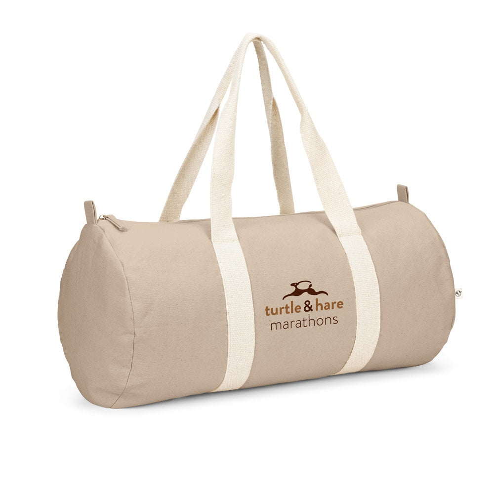 SAINT SPORT promotional sports bag in natural with custom logo branding