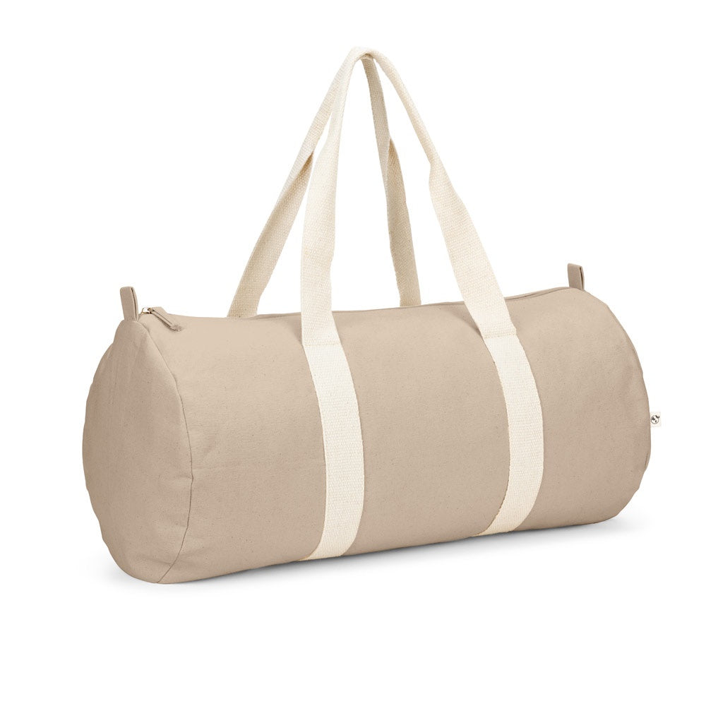 SAINT SPORT promotional sports bag in natural with custom logo branding
