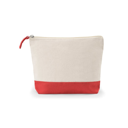 DAPHNE promotional personal care item in red (detail view) with custom logo branding