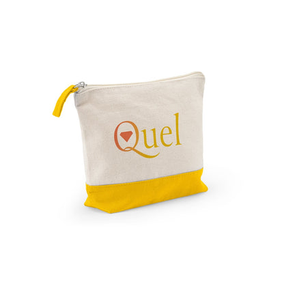 DAPHNE promotional personal care item in yellow with custom logo branding