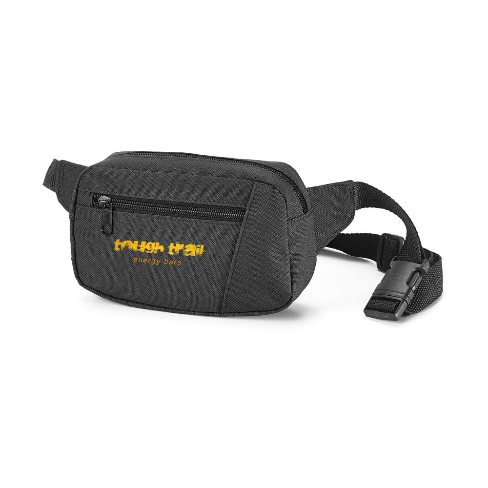 LAGOS promotional travel bag in black with custom logo branding