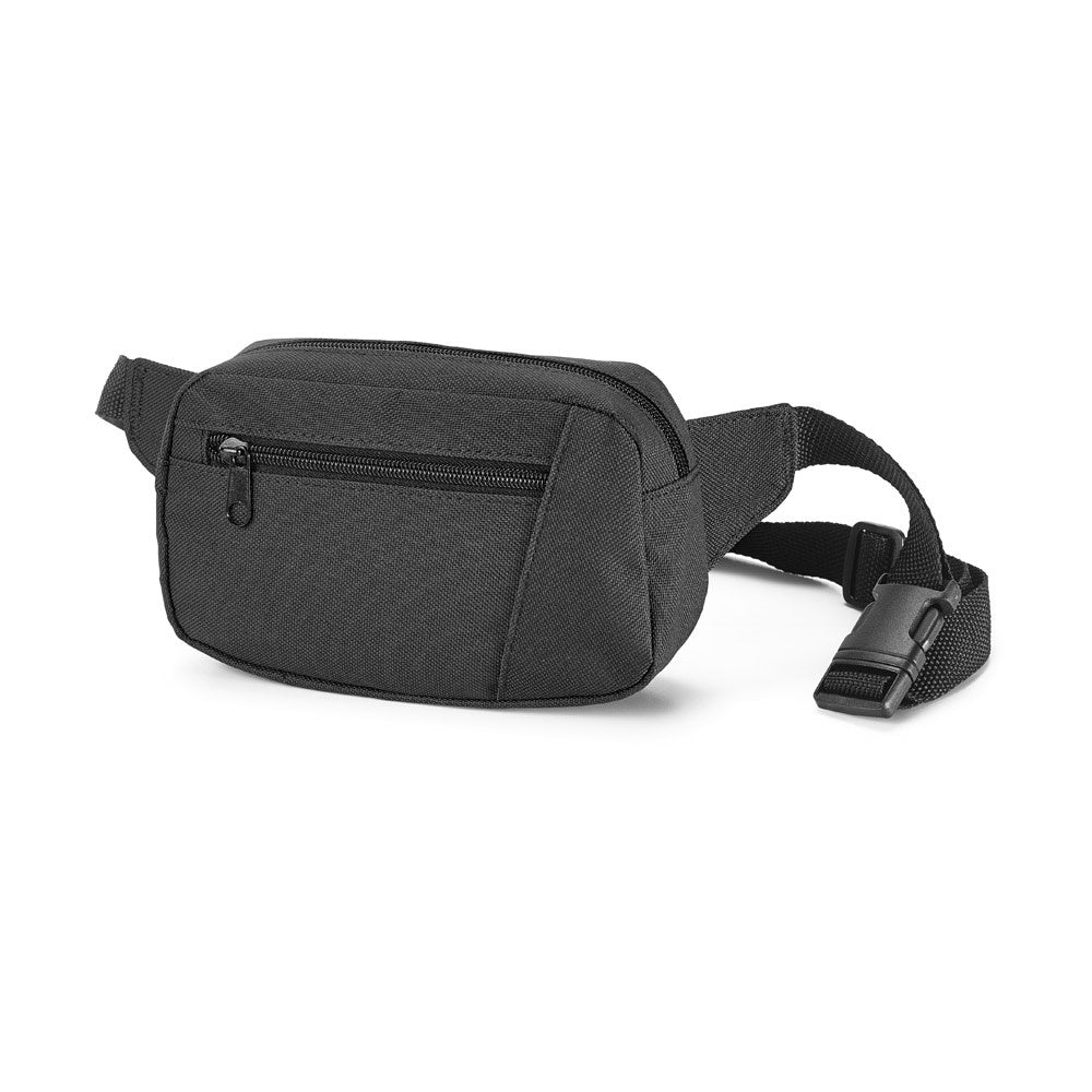 LAGOS promotional travel bag in black with custom logo branding