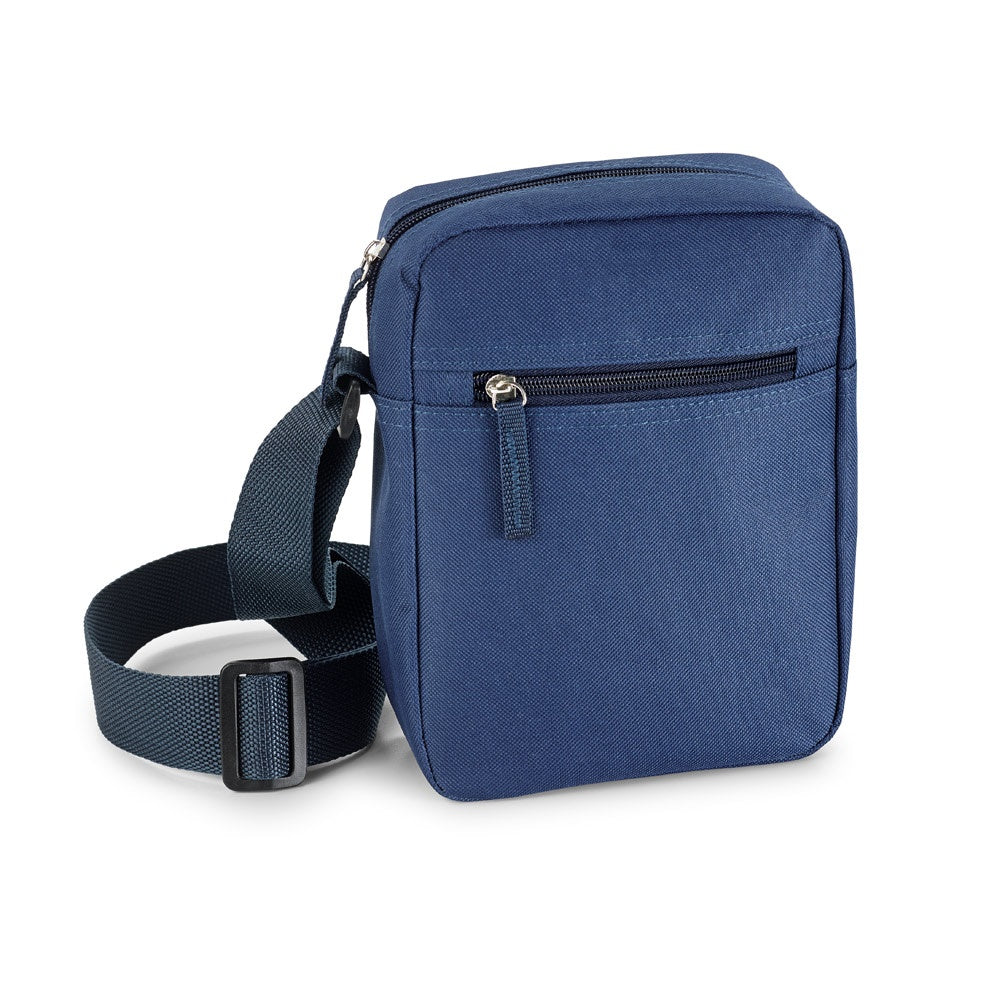 LAHORE promotional travel bag in blue with custom logo branding