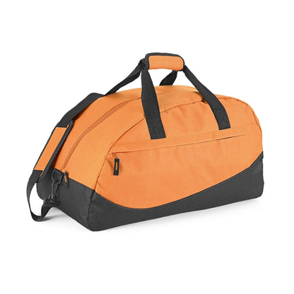 BUSAN promotional sports bag in orange with custom logo branding