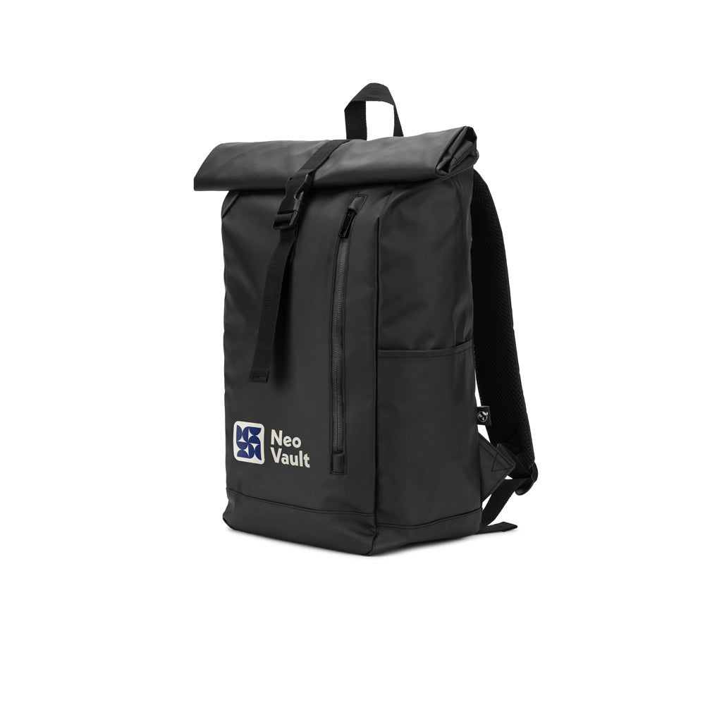 OSASCO BPACK promotional drawstring bag in black with custom logo branding