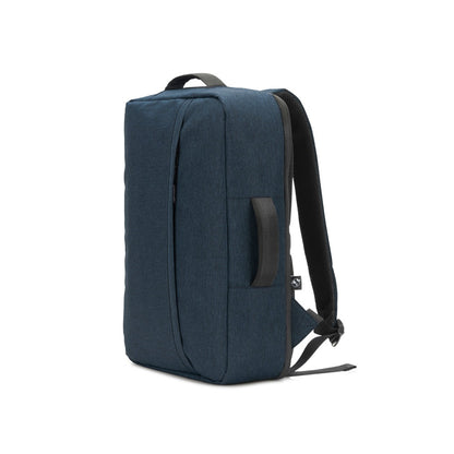 NIAMEY promotional laptop bag in blue with custom logo branding