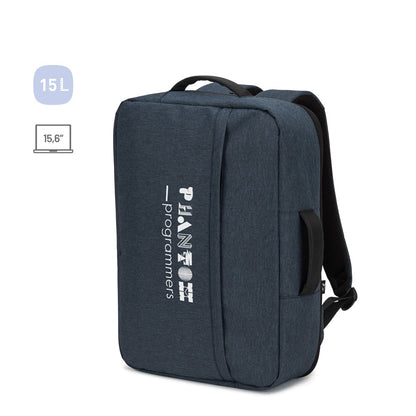NIAMEY promotional laptop bag (complete set view) with custom logo branding