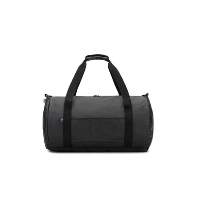 OSASCO SPORT promotional sports bag in black (detail view) with custom logo branding