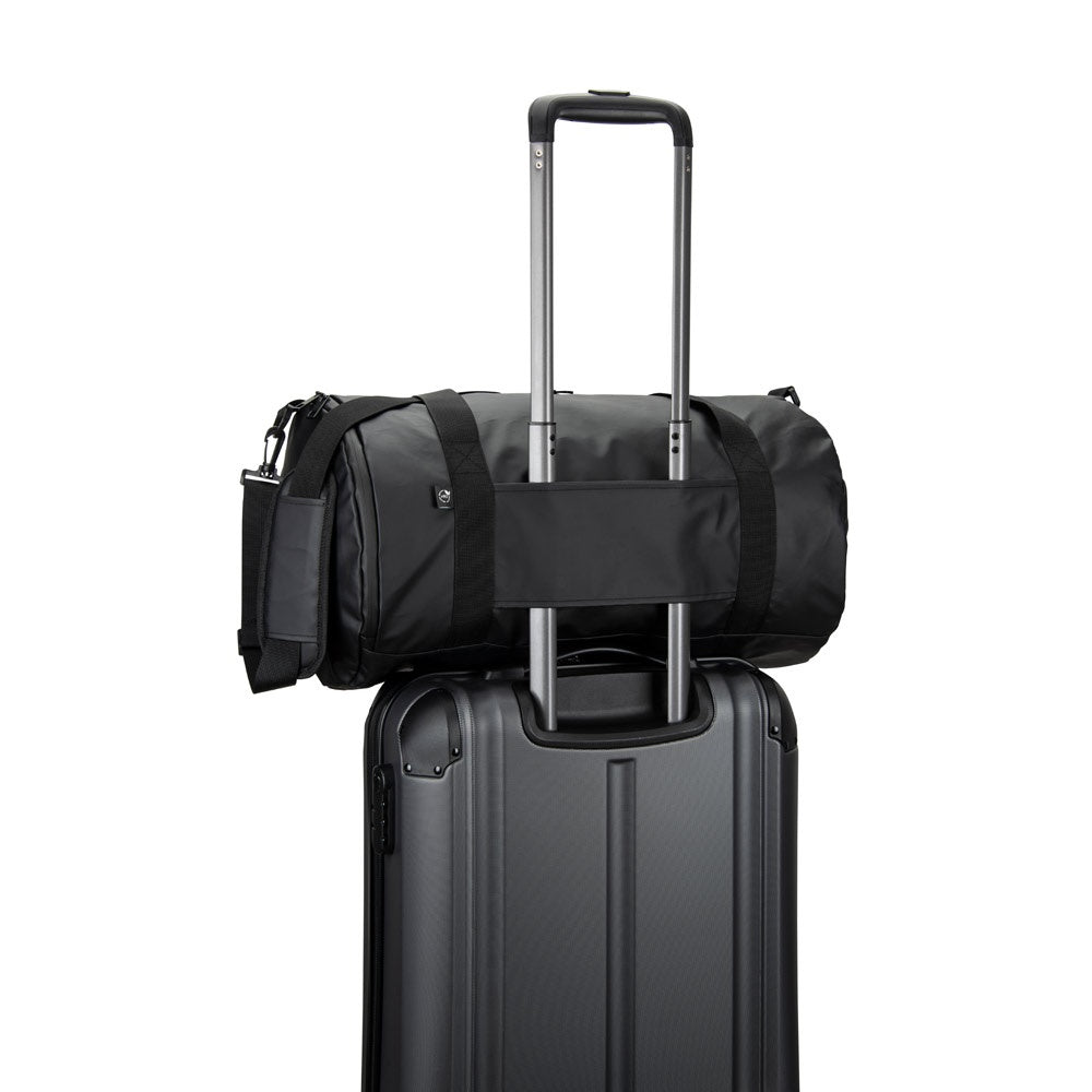 OSASCO SPORT promotional sports bag in black with custom logo branding