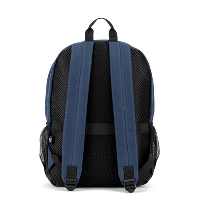 LIVERPOOL promotional laptop bag in blue (detail view) with custom logo branding