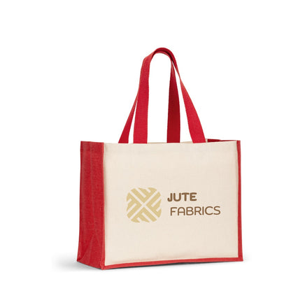HELSINQUE COLOUR promotional tote bag (complete set view) with custom logo branding