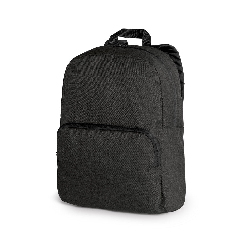 KIEV promotional laptop bag in black with custom logo branding