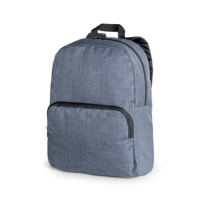 KIEV promotional laptop bag in blue with custom logo branding