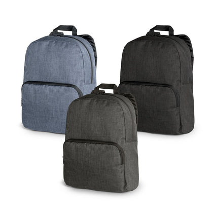 KIEV promotional laptop bag (complete set view) with custom logo branding