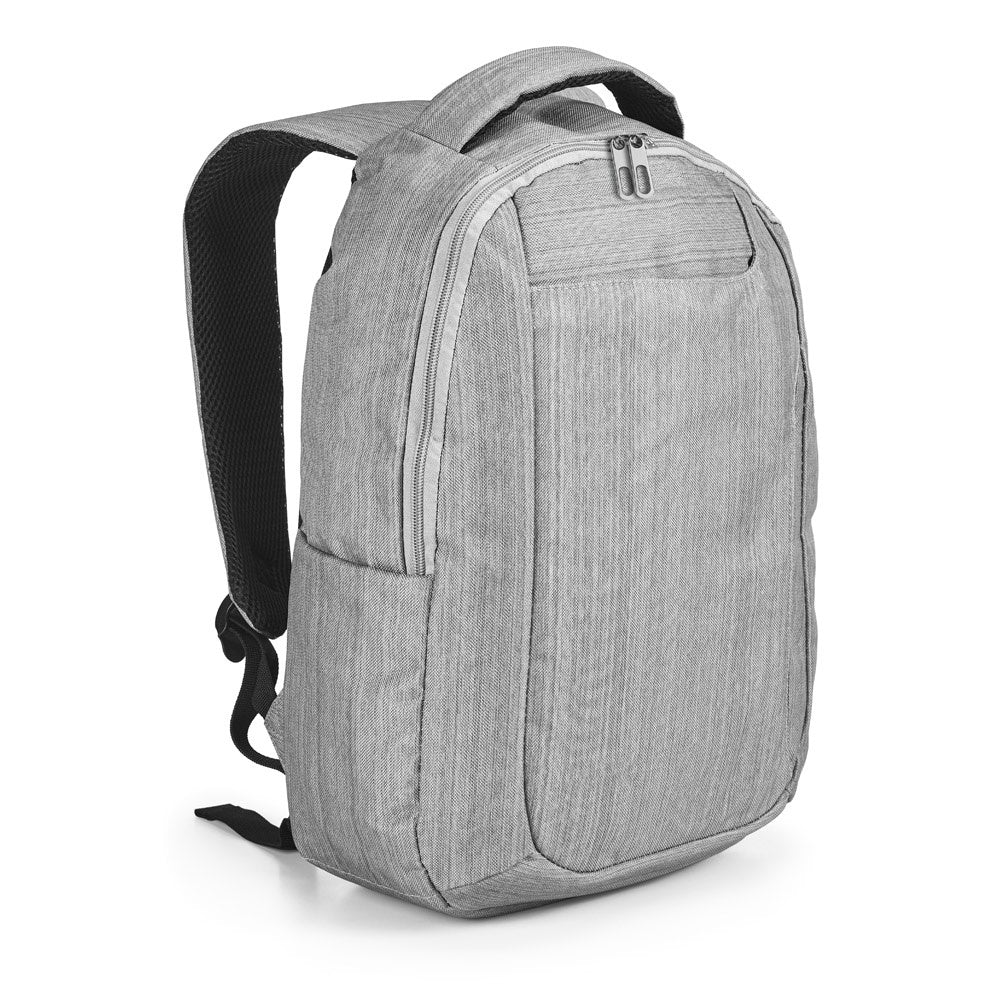 KARDON promotional laptop bag in light grey with custom logo branding