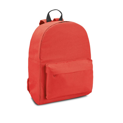 BERNA II promotional backpack in red with custom logo branding