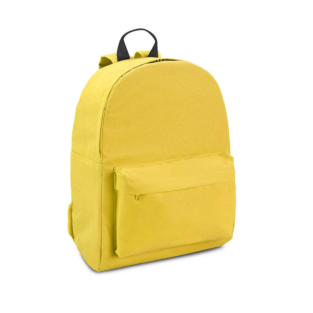 BERNA II promotional backpack in yellow with custom logo branding