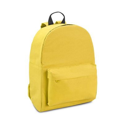 BERNA II promotional backpack in yellow with custom logo branding
