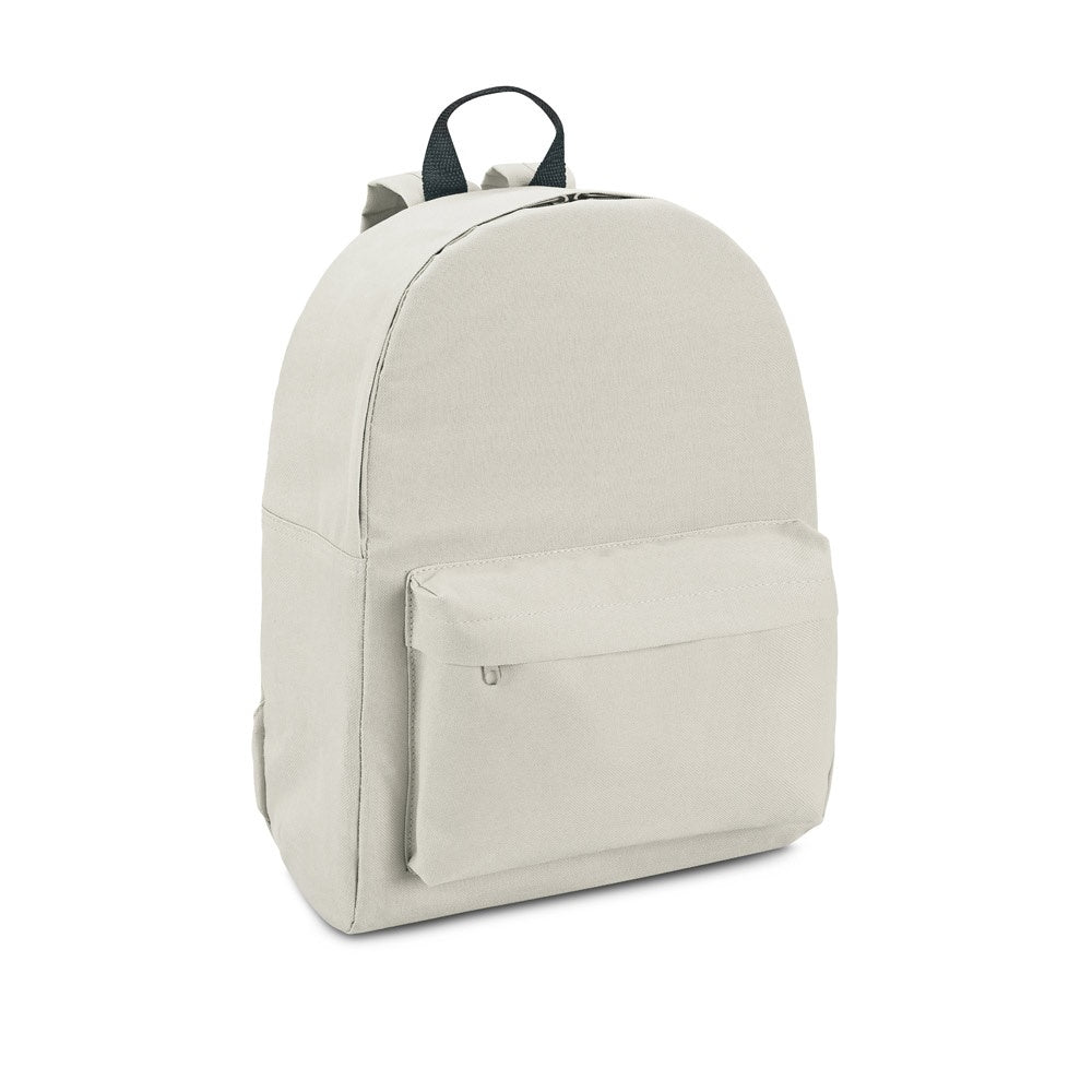 BERNA II promotional backpack in beige with custom logo branding