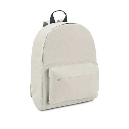 BERNA II promotional backpack in beige with custom logo branding