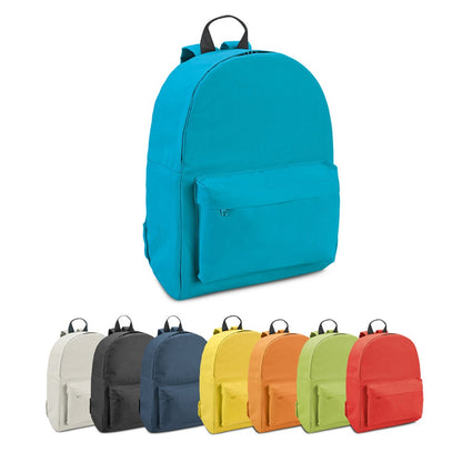 BERNA II promotional backpack (complete set view) with custom logo branding
