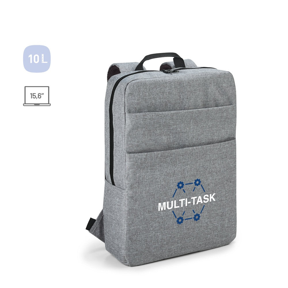 GRAPHS BPACK promotional laptop bag (complete set view) with custom logo branding