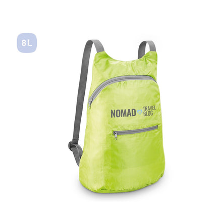 BARCELONA promotional backpack (complete set view) with custom logo branding