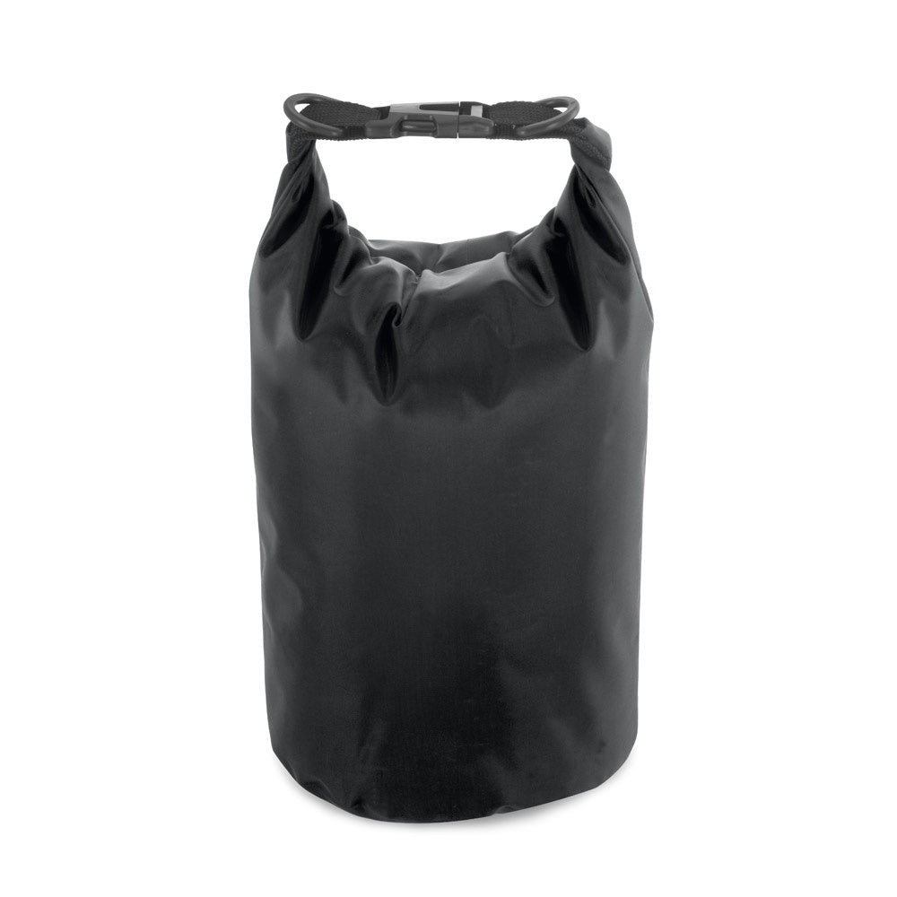 VOLGA promotional travel accessory in black with custom logo branding