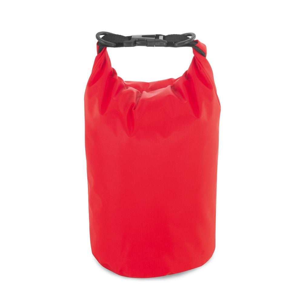VOLGA promotional travel accessory in red with custom logo branding