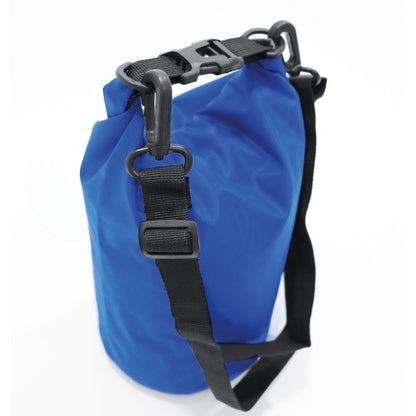 VOLGA promotional travel accessory in royal blue (detail view) with custom logo branding