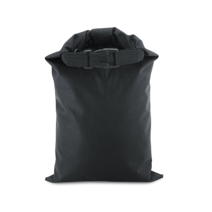 PURUS promotional travel accessory in black (detail view) with custom logo branding