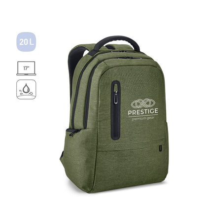 BOSTON promotional laptop bag (complete set view) with custom logo branding