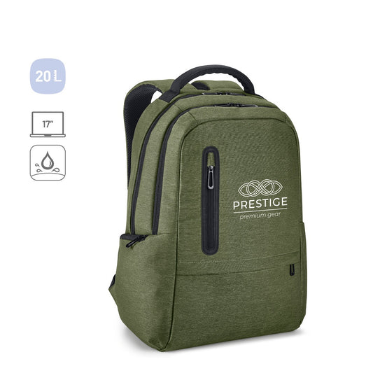 BOSTON promotional laptop bag (complete set view) with custom logo branding