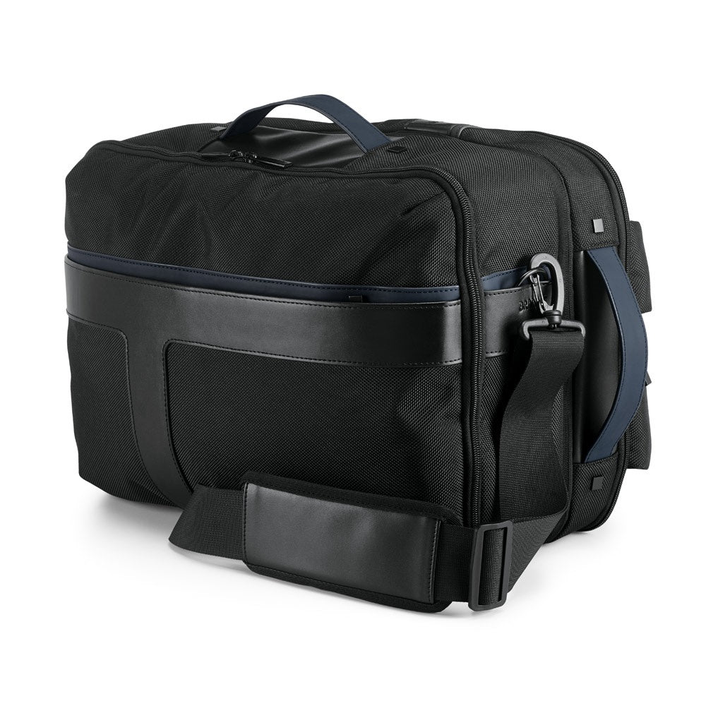 DYNAMIC BACKPACK I promotional laptop bag in blue with custom logo branding