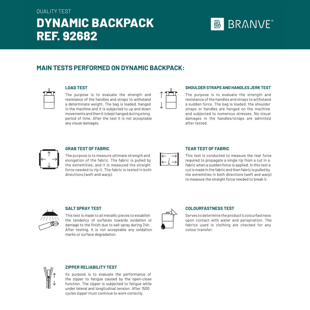 DYNAMIC BACKPACK I promotional laptop bag with custom logo branding