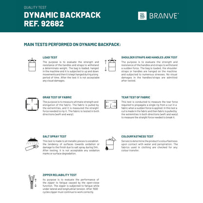 DYNAMIC BACKPACK I promotional laptop bag with custom logo branding