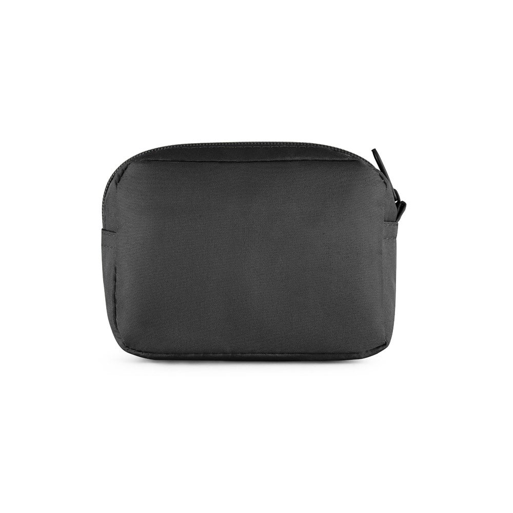 MARIE promotional personal care item in black (detail view) with custom logo branding
