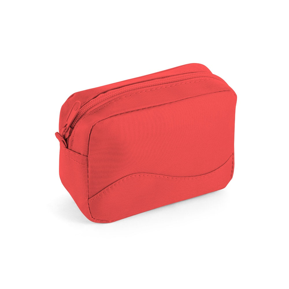 MARIE promotional personal care item in red with custom logo branding