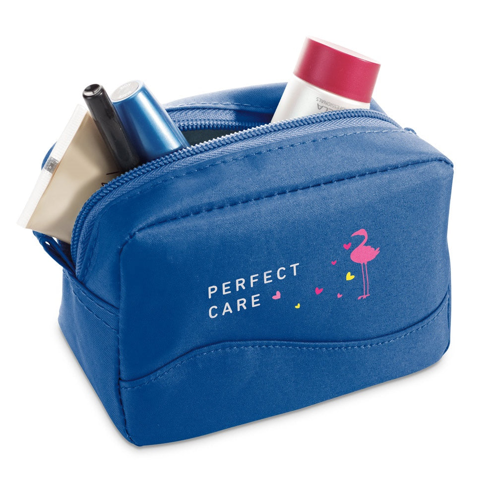 MARIE promotional personal care item in royal blue with custom logo branding