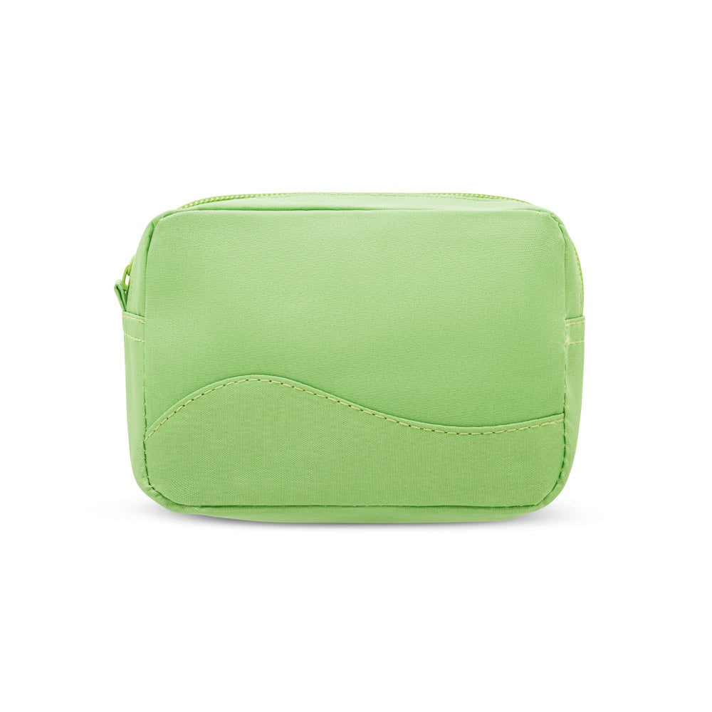 MARIE promotional personal care item in light green (detail view) with custom logo branding