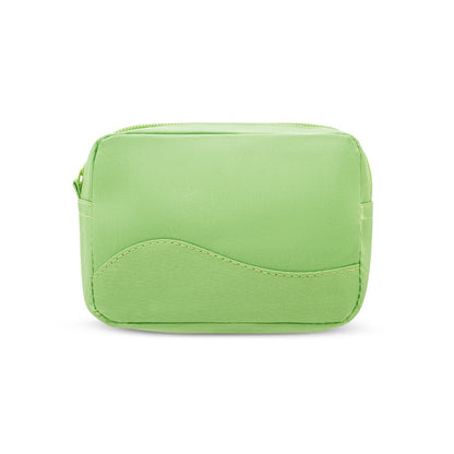 MARIE promotional personal care item in light green (detail view) with custom logo branding